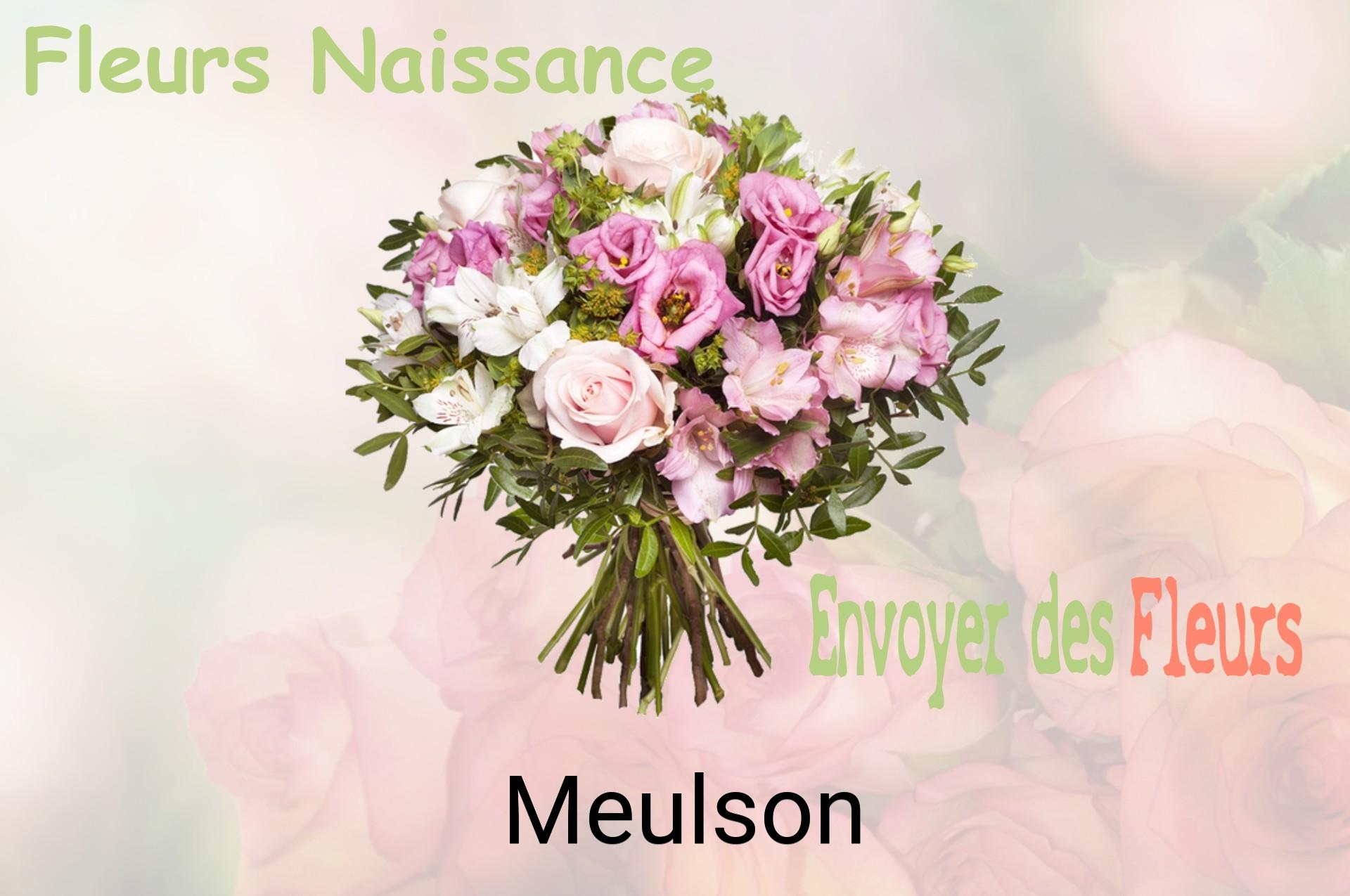 Bouquet de fleurs de naissance livré à Meulson