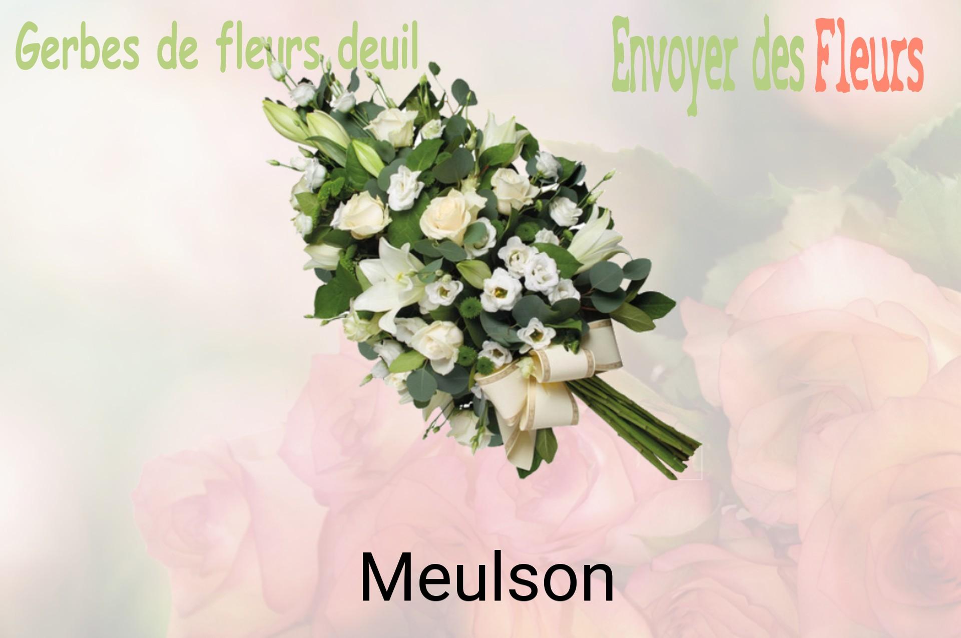 Gerbe de fleurs de deuil livrée à Meulson